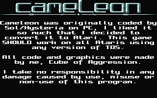 Cameleon atari screenshot